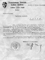 1934 Telegramma Per Defunto - Scudo Con Fascio